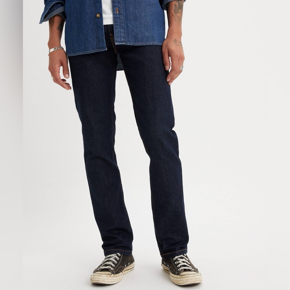 Levi’s Men’s 31x32 511 Slim Fit Jeans Dark Denim Straight Leg